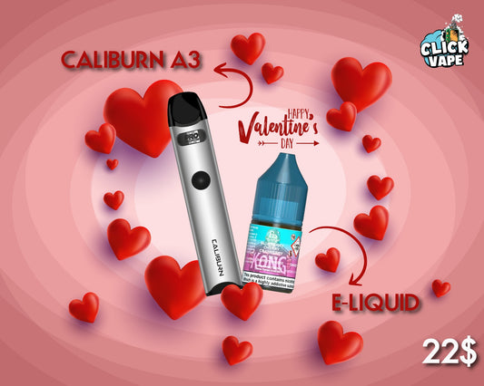 VALENTINE'S DAY OFFER UWELL CALIBURN A3 + R&M LIQUID