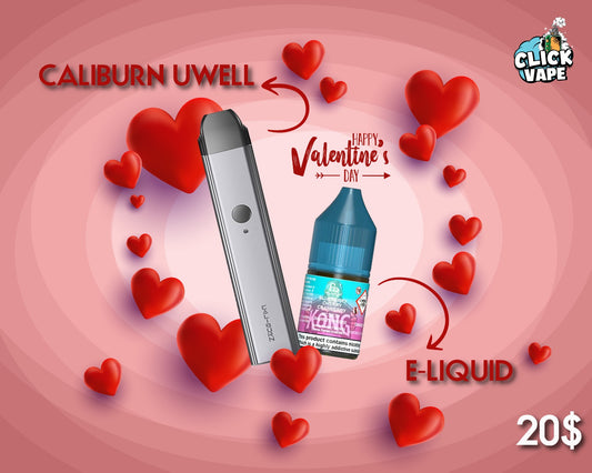 VALENTINE'S DAY OFFER UWELL CALIBURN  + R&M LIQUID
