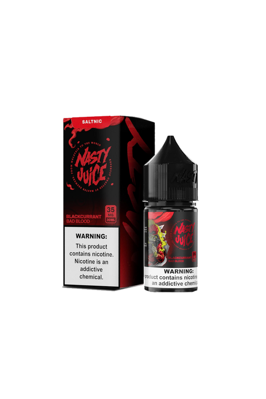 NASTY JUICE SALTNIC - BLACKCURRANT BAD BLOOD