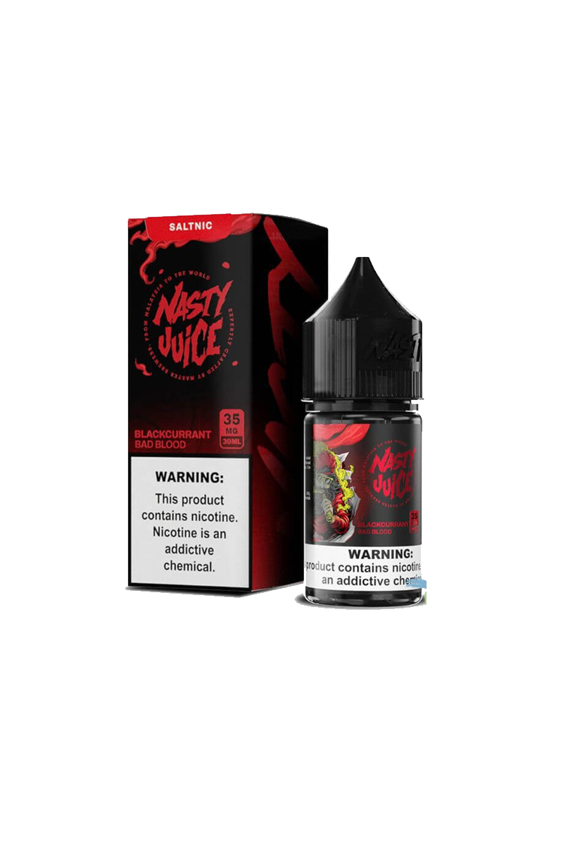 NASTY JUICE SALTNIC - BLACKCURRANT BAD BLOOD