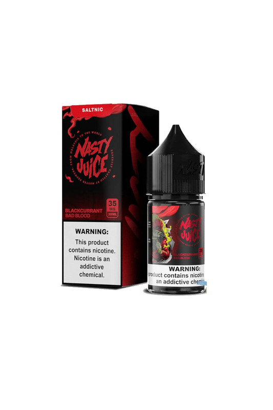 NASTY JUICE SALTNIC - BLACKCURRANT BAD BLOOD