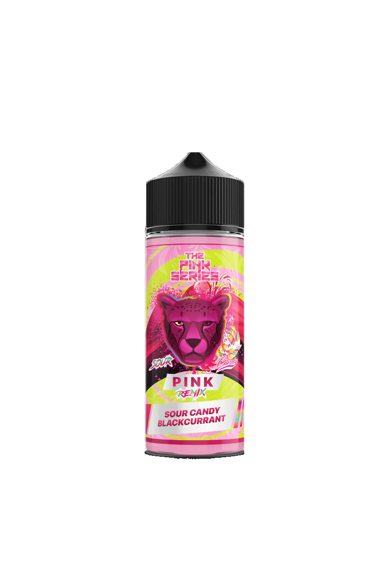 DR VAPES - PANTHER - PINK SOUR REMIX SOUR CANDY BLACKCURRANT 120ML